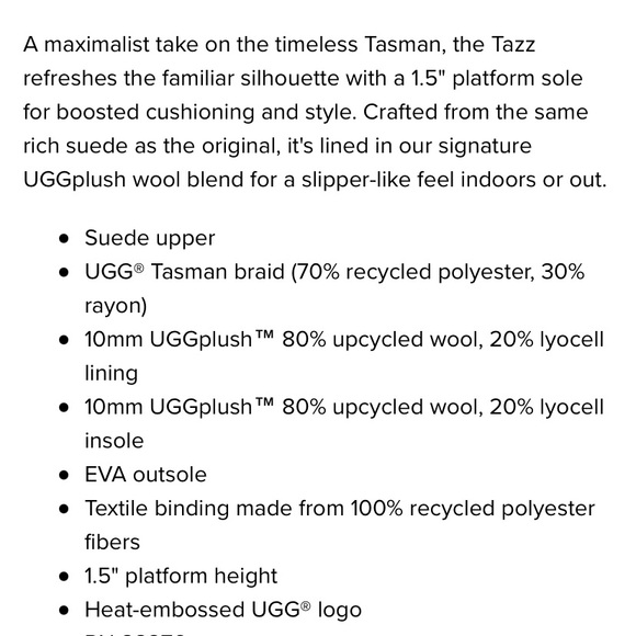 UGG Tazz Platform Slip ons - Picture 8 of 8